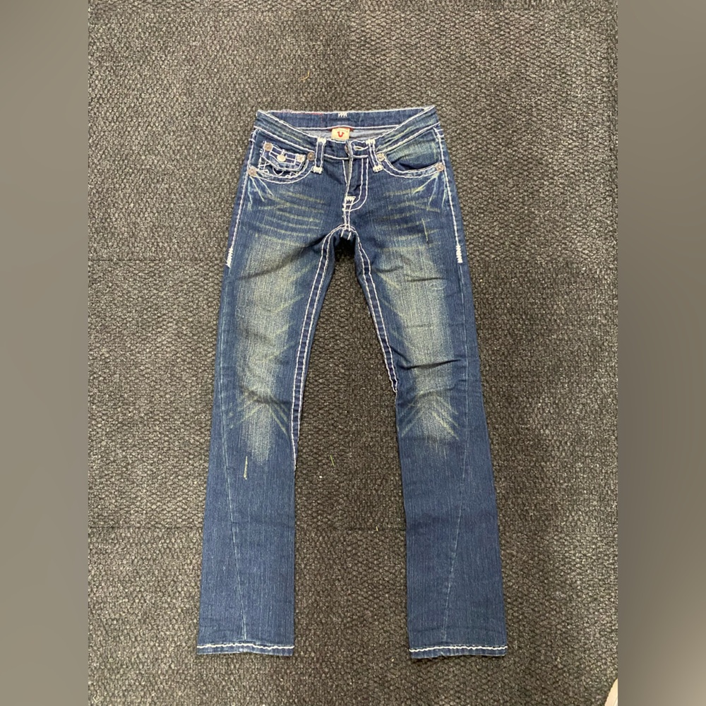 Like new True Religion Dark Wash Early Y2K Vintage Jeans